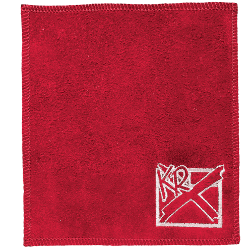 KR Strikeforce Logo Economy Shammy Leather Pad Red - Premium Gun Cleaning & Maintenance Accessory for Firearms, Rifles, and Pistols - Perfect for Shooting Range, Hunting, and Gun Care