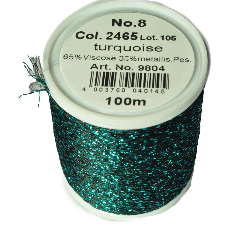 Madeira Polyneon 40wt Embroidery Thread - Turquoise Blue for Sewing, Quilting & Machine Embroidery | Vibrant Color for DIY Crafts & Fabric Projects