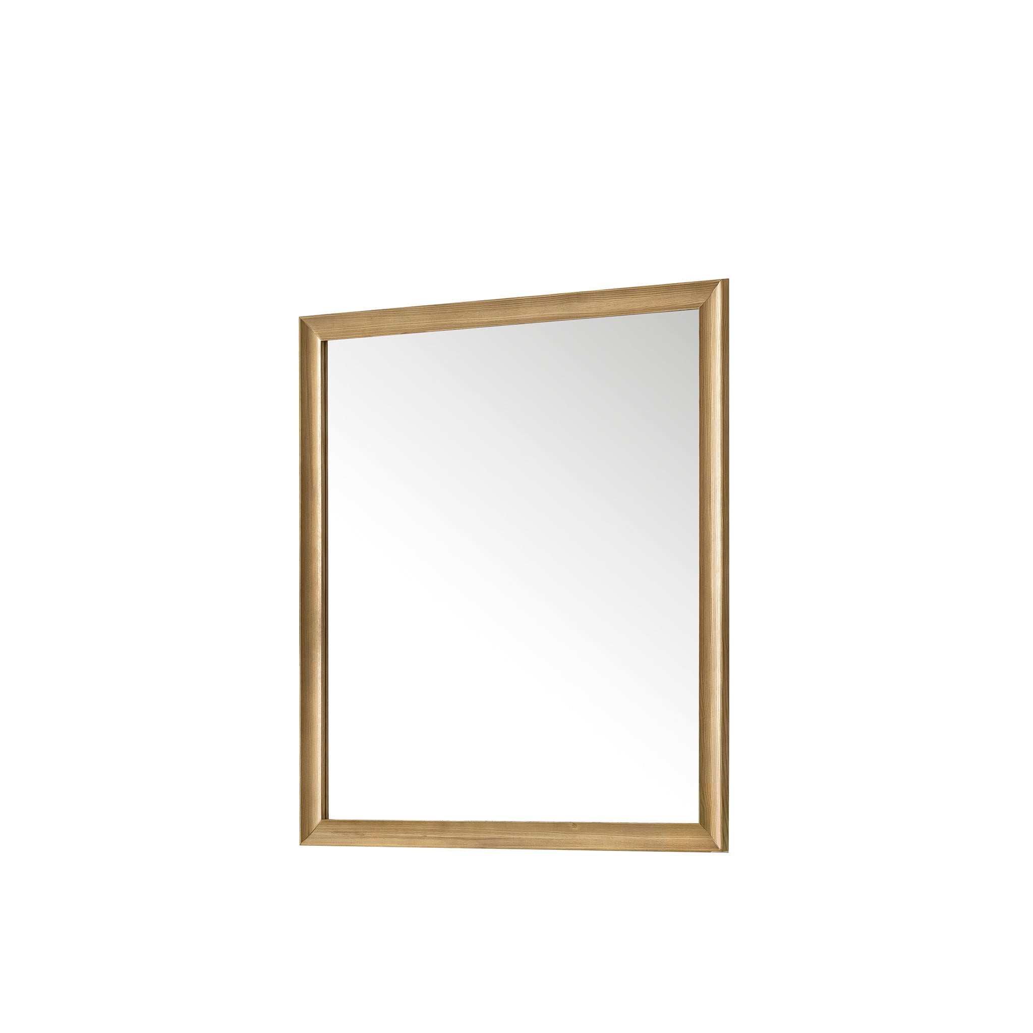 Glenbrooke 36-Inch Light Natural Oak Wall Mirror - Perfect for Living Room, Bedroom & Entryway Decor