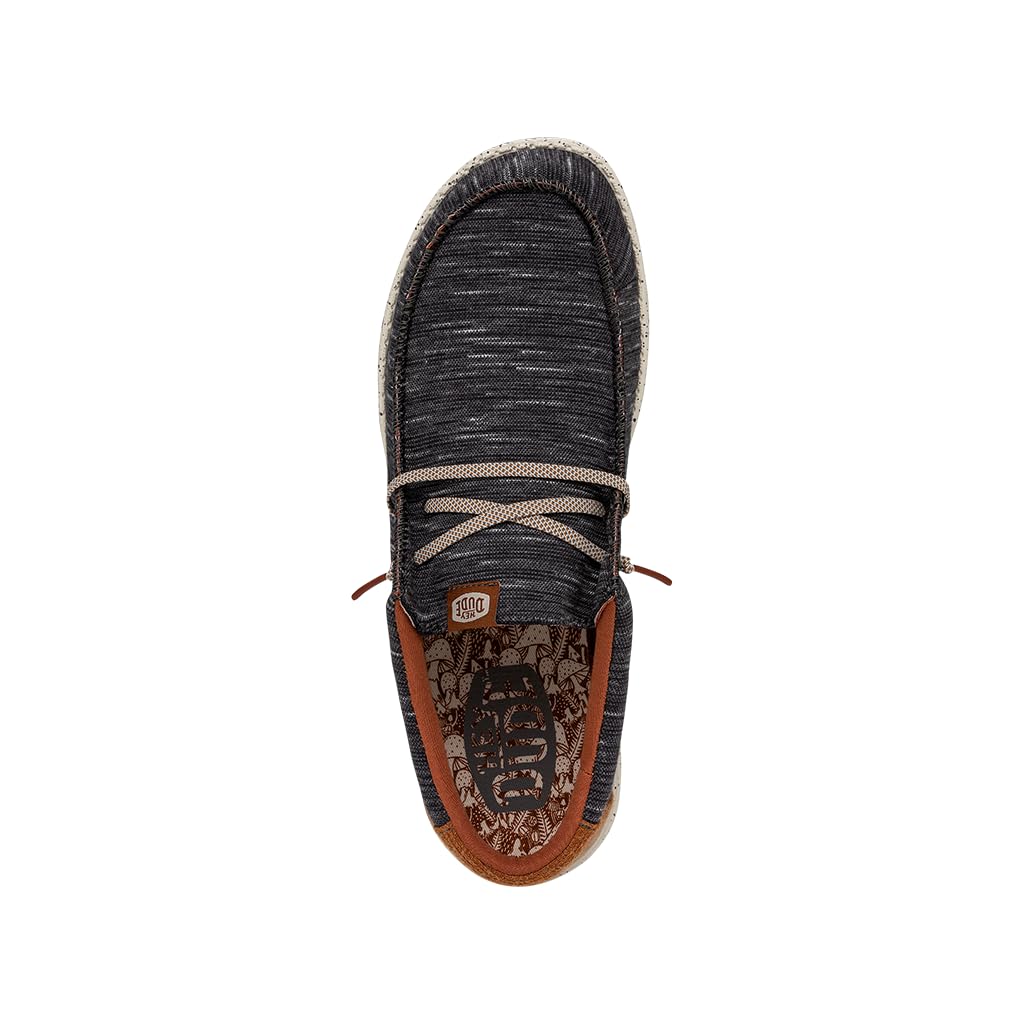 Hey Dude Men's Wally Jersey Slip-On Loafers - Lightweight & Comfortable Casual Shoes for Men | Perfect for Walking, Travel & Everyday Wear