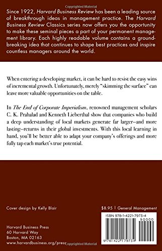 The End of Corporate Imperialism - Harvard Business Review Classics | Business Strategy Book for Executives & Entrepreneurs | Perfect for MBA Students & Leadership Development