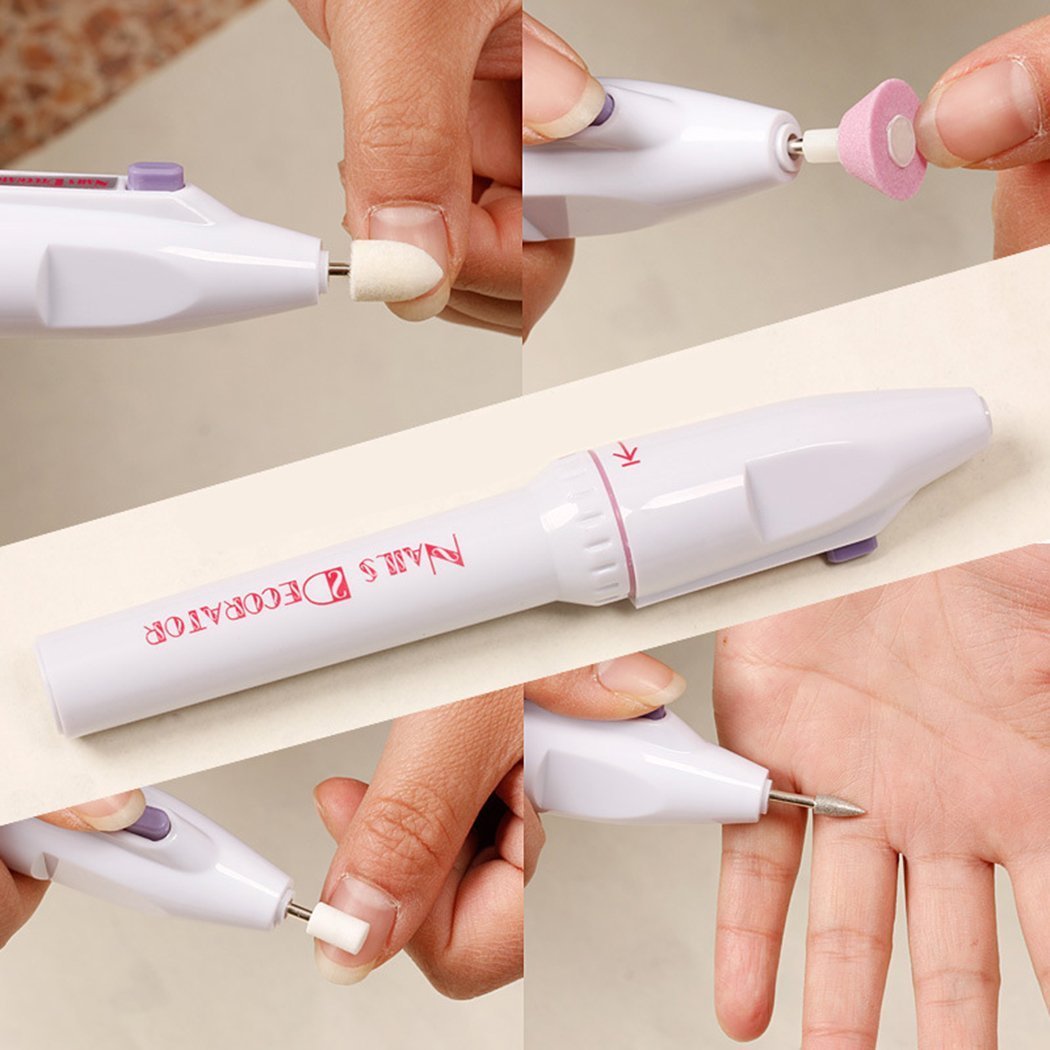 Ligege 5-in-1 Electric Manicure Set - Professional Nail Drill, File Grinder, Callus Remover & Polisher Kit for Home Manicure & Pedicure Care | Perfect for Salon-Quality Nails at Home, Travel & Gift Giving