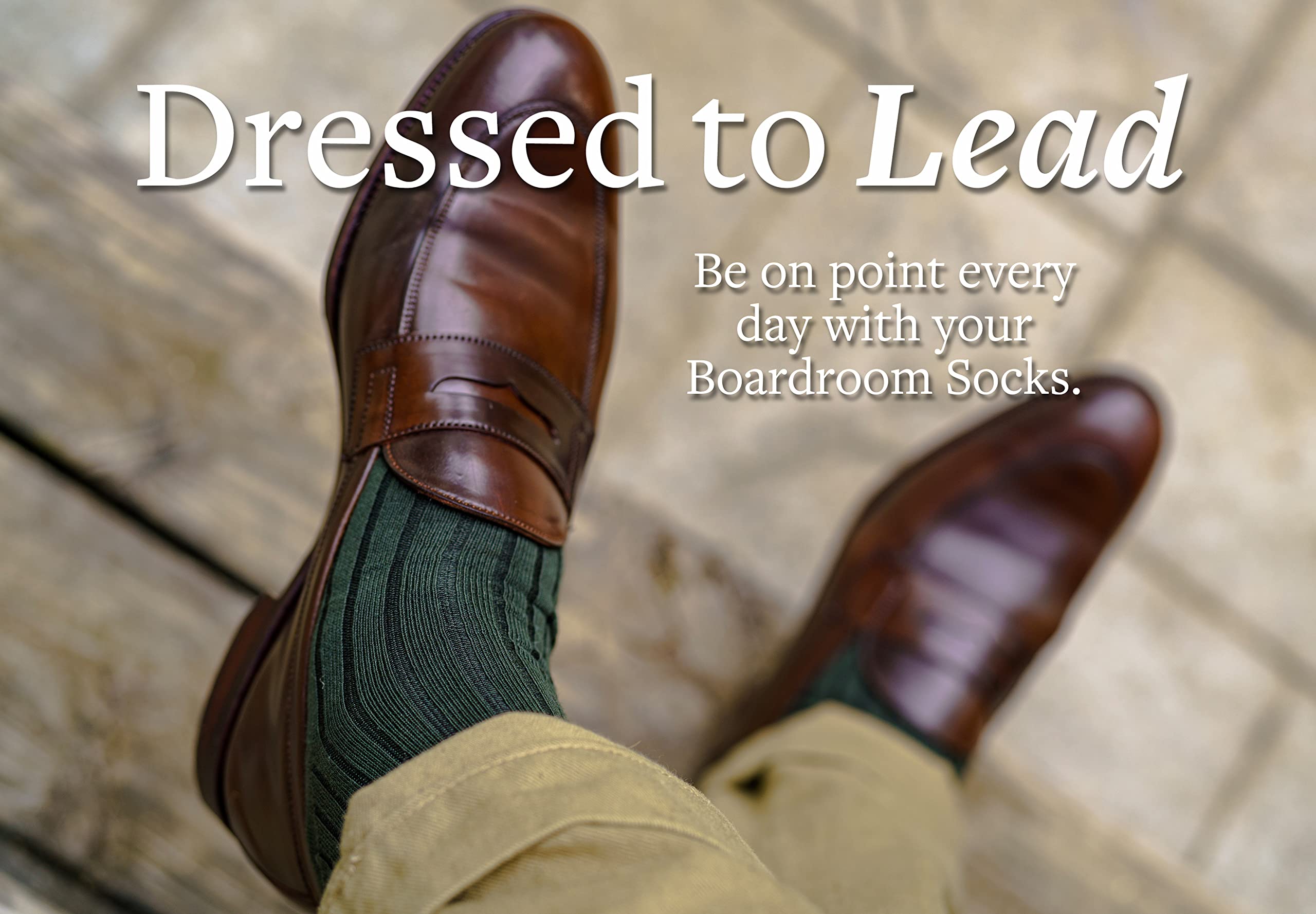 Premium Cotton Dress Socks for Men - Knee High Over The Calf Formal Socks - Breathable Business & Wedding Socks by Boardroom Socks - Perfect for Office, Formal Events & Special Occasions