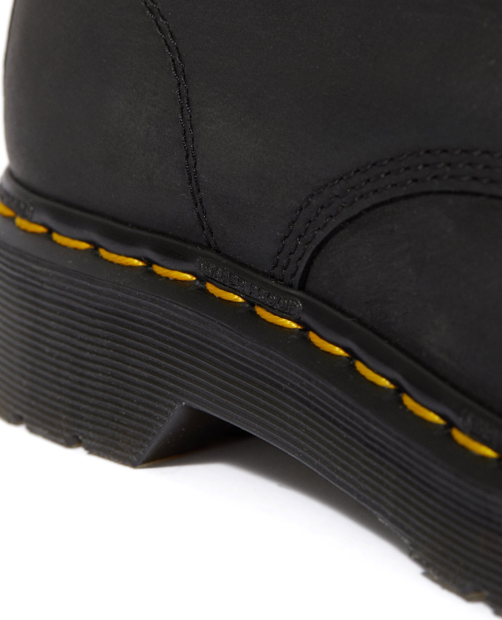 Dr. Martens 1460 Waterproof Lace Up Combat Boots for Women - Classic Black Leather Ankle Booties with Air-Cushioned Sole | Perfect for Outdoor, Work & Everyday Wear