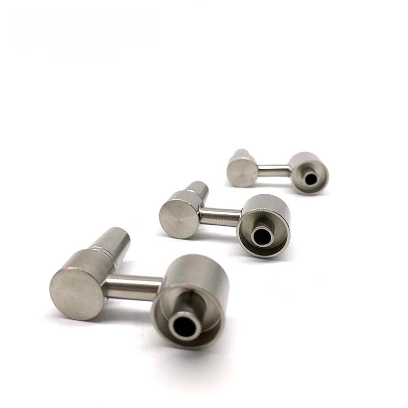 GR2 Domeless Titanium Smoking Nail - 10mm Male Joint for Dabbing - Perfect for Concentrates & Essential Oils - Ideal for Home Use & Portable Dab Rigs