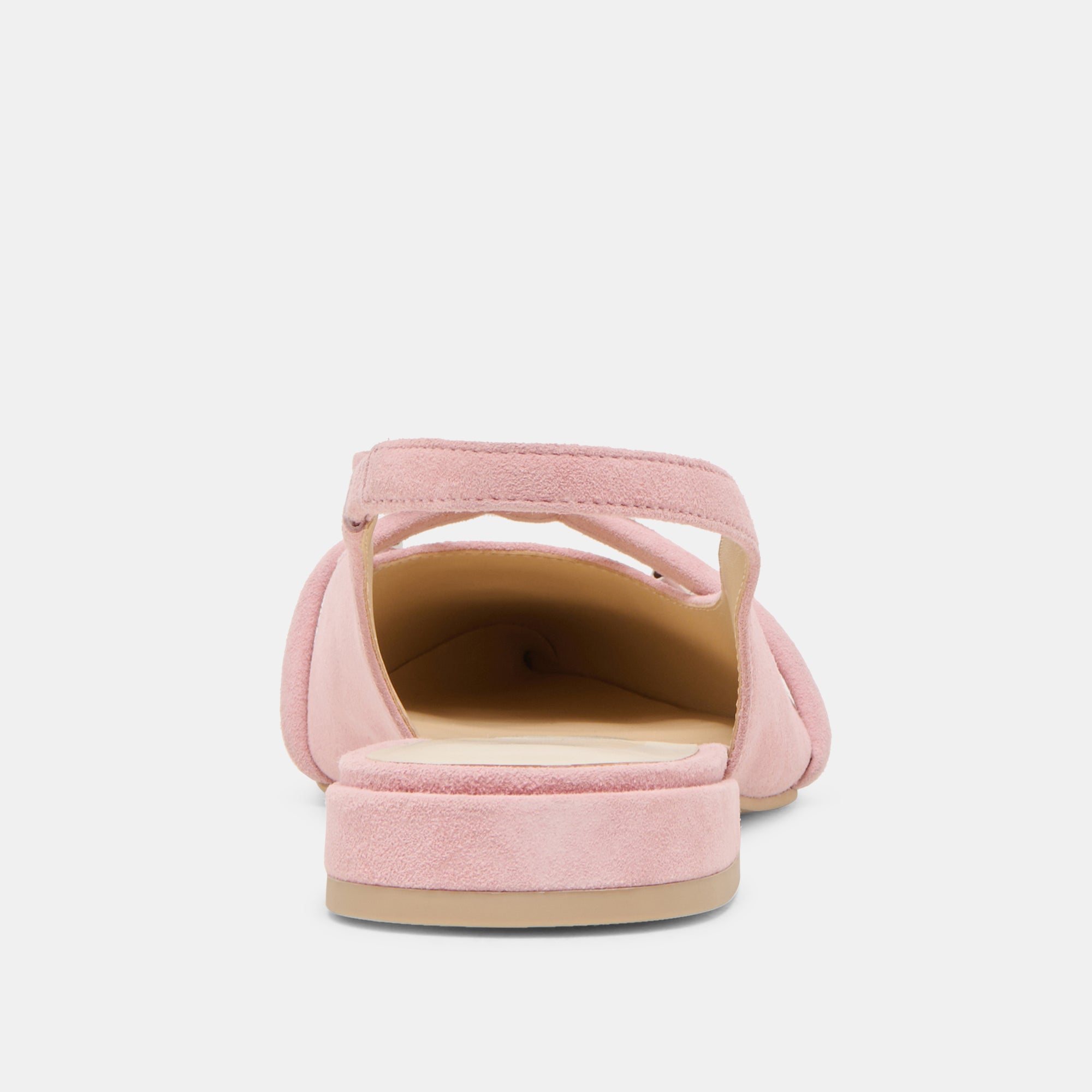 PAYGE Women's Flats in Petal Pink Suede - Comfortable Slip-On Shoes for Casual Wear, Office & Daily Outfits