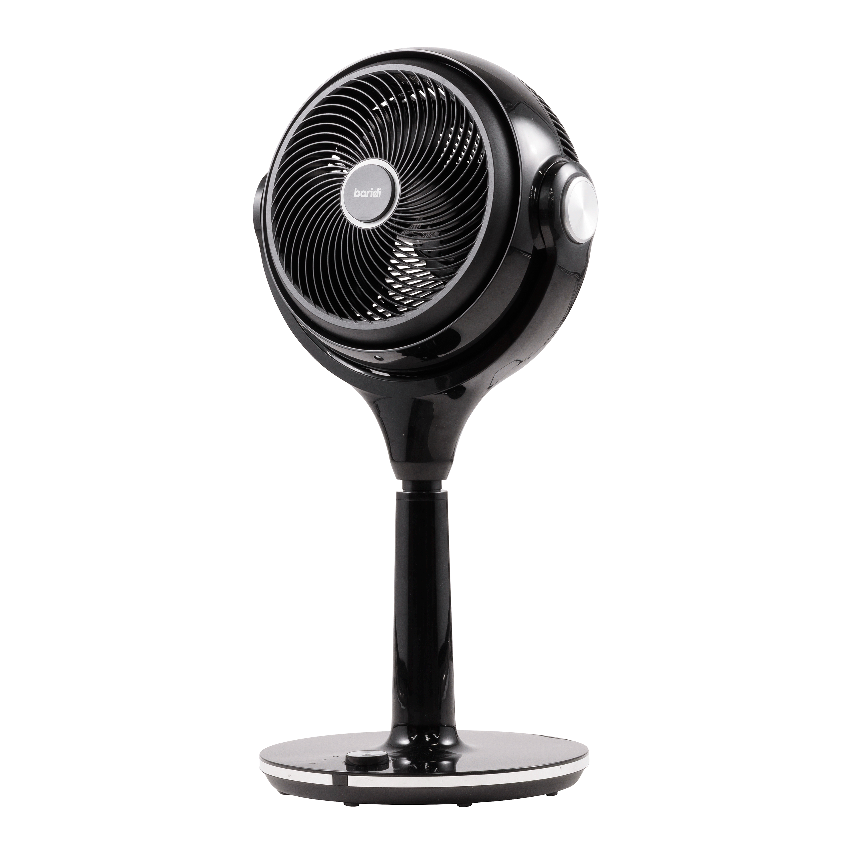 10 Inch Baridi Pedestal Fan with Remote Control - Black (DH143) - Quiet Cooling for Home, Office & Bedroom