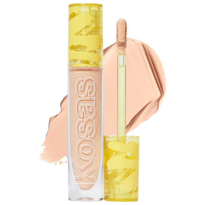 Kosas Corrector Revealer Super Creamy + Brightening Concealer with Caffeine & Hyaluronic Acid – Dark Circle Treatment for Under Eyes, Perfect for Daily Makeup & Skincare Routine