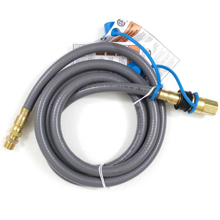 Blaze Grills NG Quick Disconnect Hose - Natural Gas BBQ Grill Replacement Hose with Fittings - Perfect for Outdoor Cooking, Backyard Grilling & Patio Gas Hookups