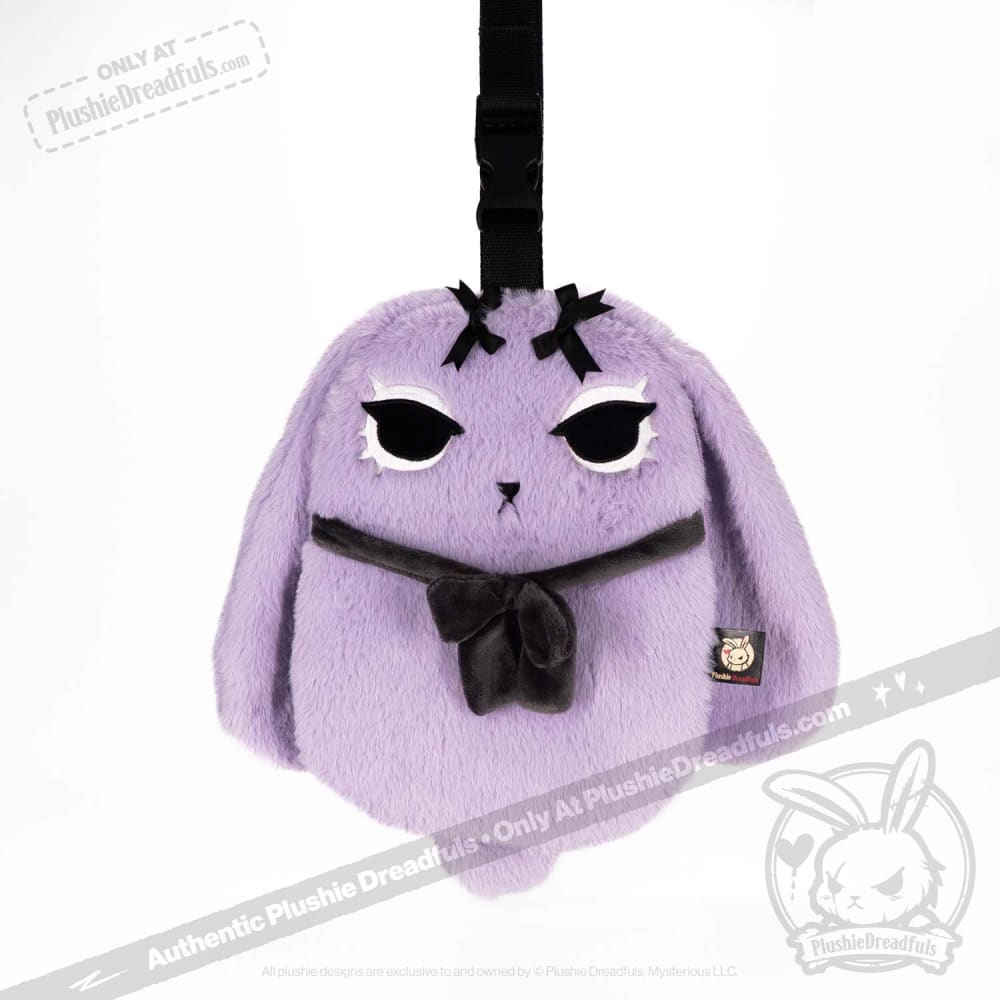 Goth Rabbit Crossbody Bag - Plushie Dreadfuls Cute Gothic Purse for Women | Perfect for Halloween, Cosplay & Alternative Fashion