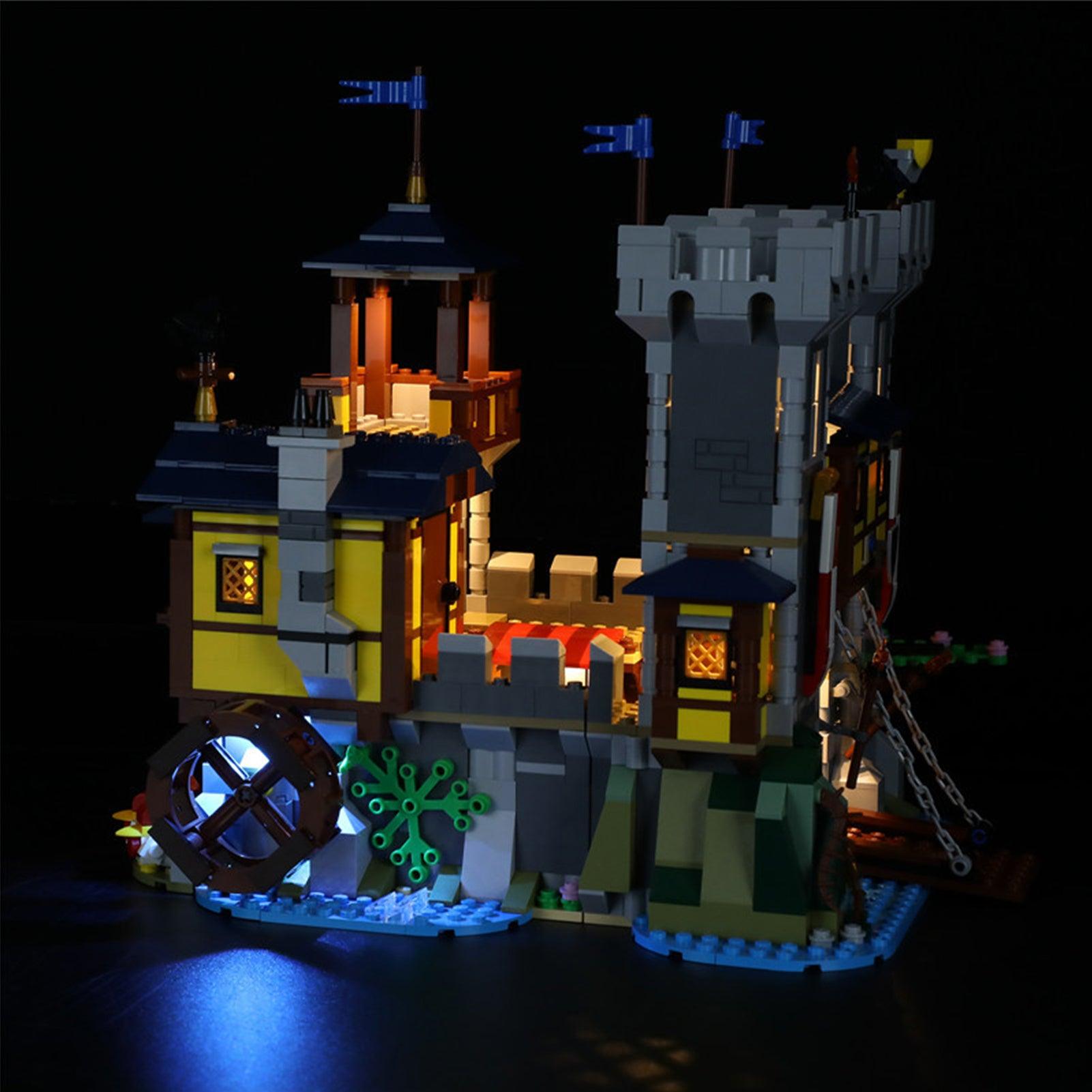Best Light Kit for Lego Creator Medieval Castle 31120 - Enhance Your Castle Model with LED Lighting for Display & Nighttime Play