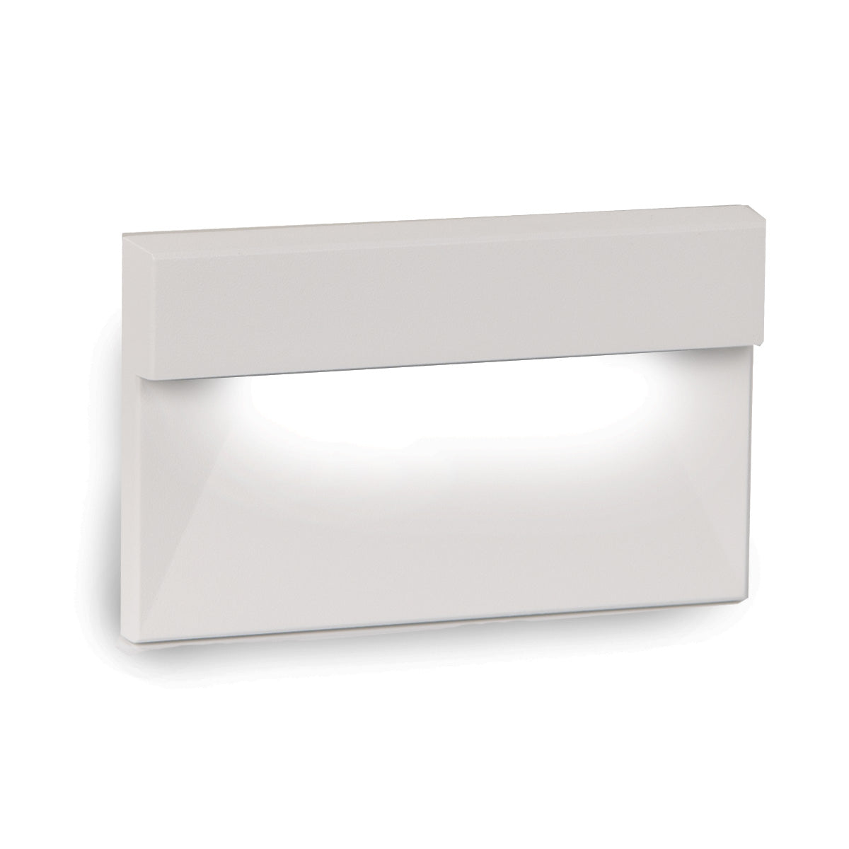 4091 LED Step and Wall Light - White Aluminum Outdoor Lighting for Stairs, Pathways, and Garden Decor - Energy Efficient & Weatherproof