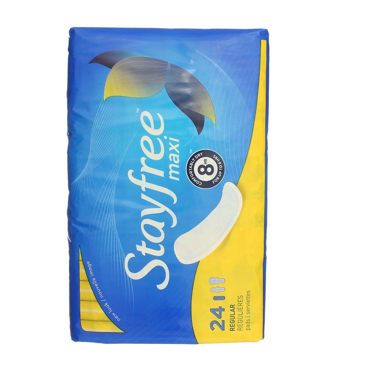 Stayfree Regular Maxi Pads, 24 Count (Pack of 12) | Ultra Thin Sanitary Napkins for Women | Perfect for Daily Protection & Overnight Use