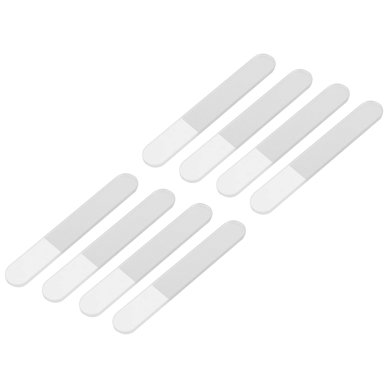 8-Piece Glass Nail File Set - Professional Nail Care Tools for Manicure & Pedicure - Long-Lasting Nail Buffer, Sanding Block & Nail Art Supplies - Perfect for Home, Salon & Travel Nail Care