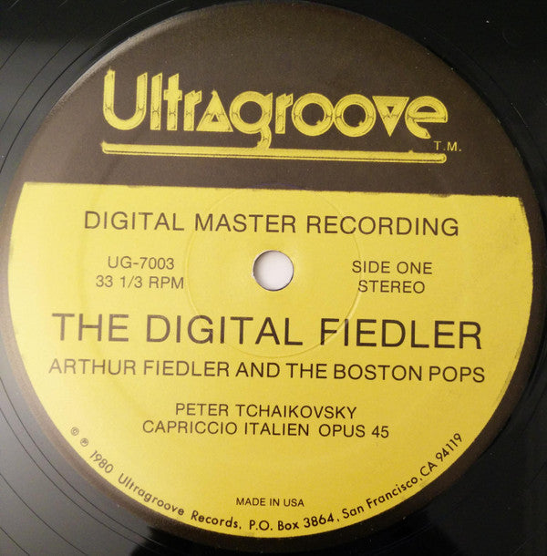 Arthur Fiedler & Boston Pops Orchestra - The Digital Fiedler Vinyl LP Record (VG+ Condition) | Classic Orchestral Music for Home Listening & Collectors