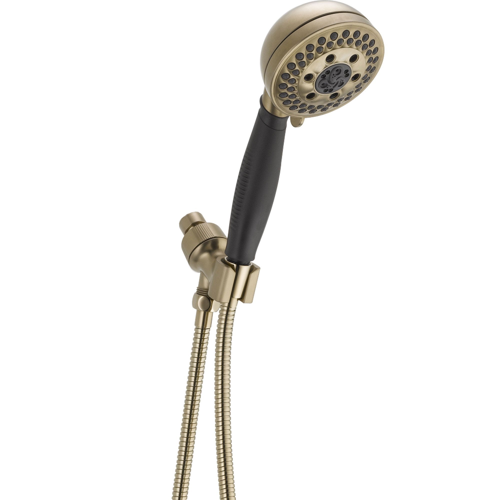 Delta 5-Spray H2Okinetic Champagne Bronze Handheld Shower Head - Water Saving Faucet with Adjustable Settings - Perfect for Bathroom, Spa, and Relaxation