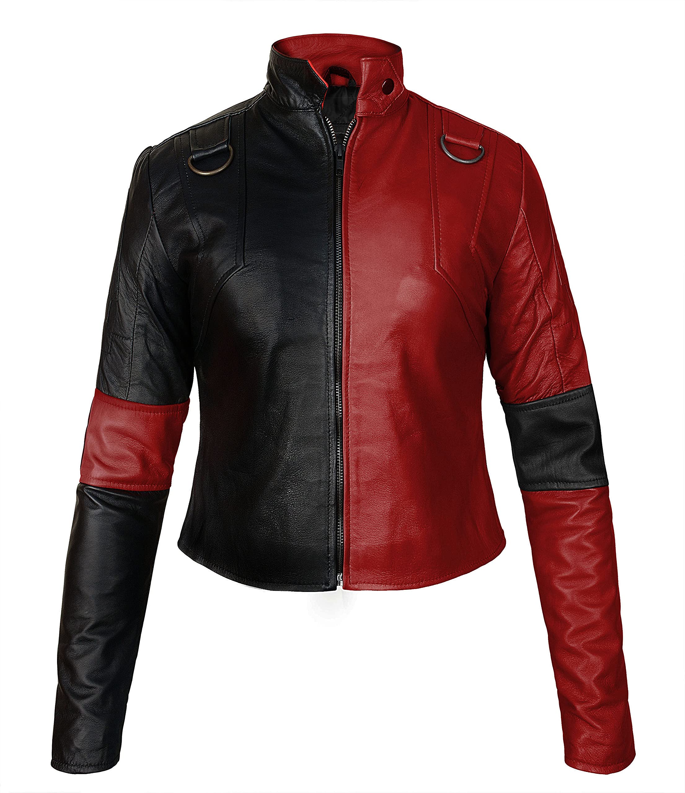 Harley Quinn Women's Halloween Costume - Queen of Hearts Cosplay Jacket for DC Comics Fans & Cosplay Events