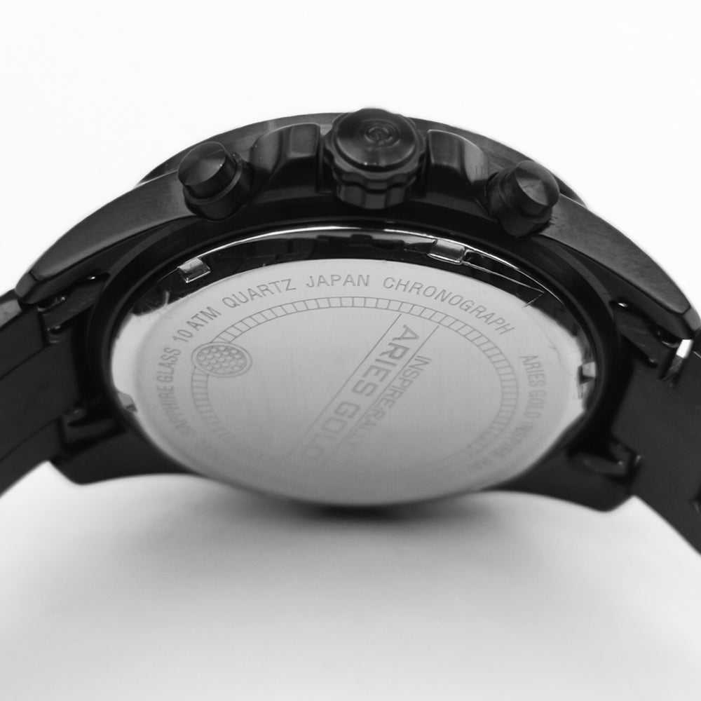 Aries Gold Drifter G 7001 BK OUT - Stylish Men's Watch with Black Dial for Business & Casual Wear | Perfect for Office, Dating & Everyday Use
