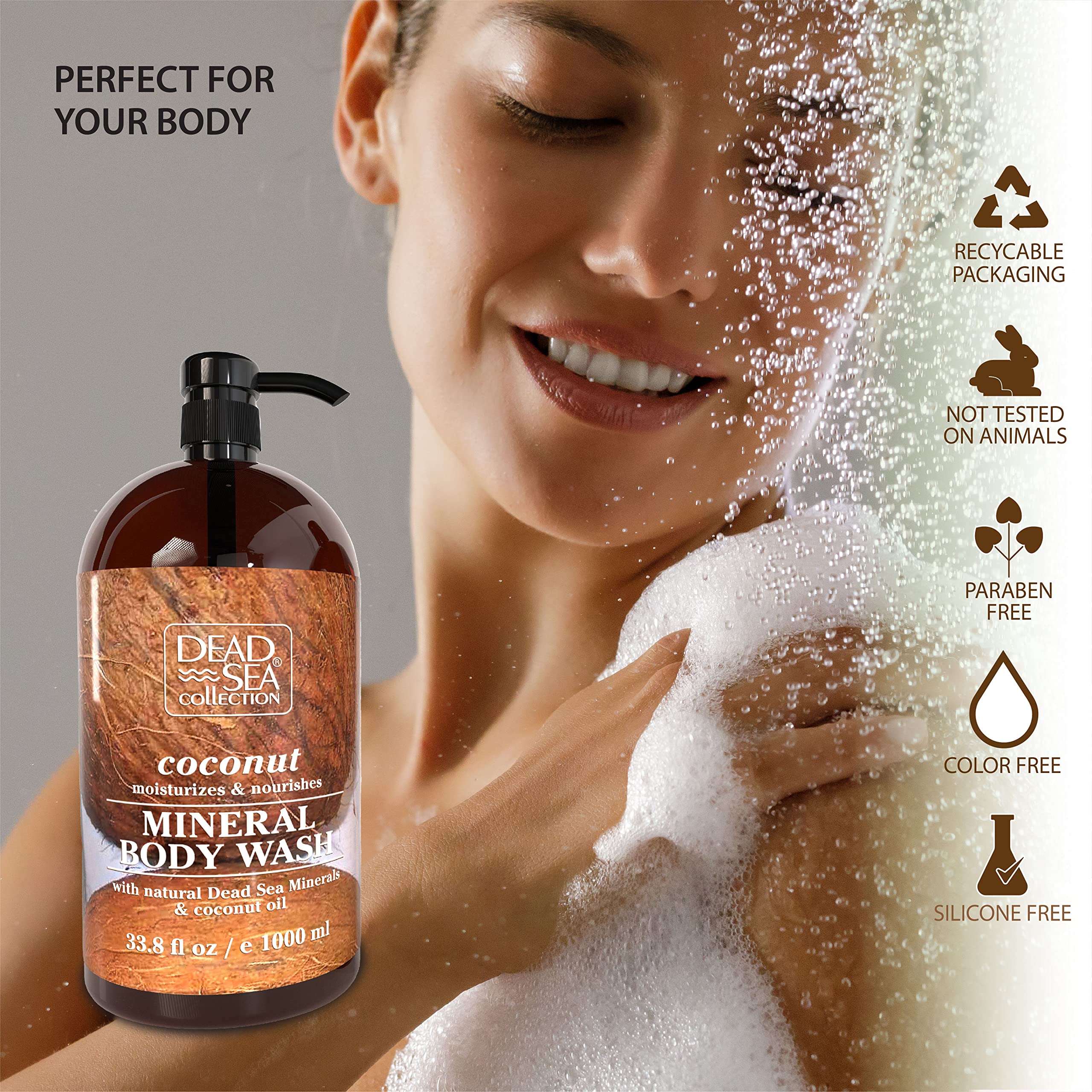Dead Sea Mineral Body Wash Trio Set - Hydrating & Nourishing for Dry Skin | Perfect for Shower, Spa & Daily Skincare Routine