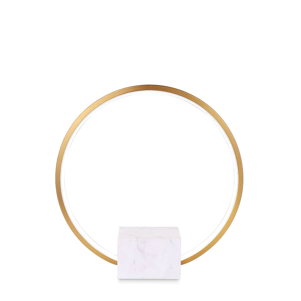 Geneva Table Lamp - Modern LED Bedside Lamp with Adjustable Brightness for Living Room, Bedroom & Office - Warm White & Cool White Light Modes