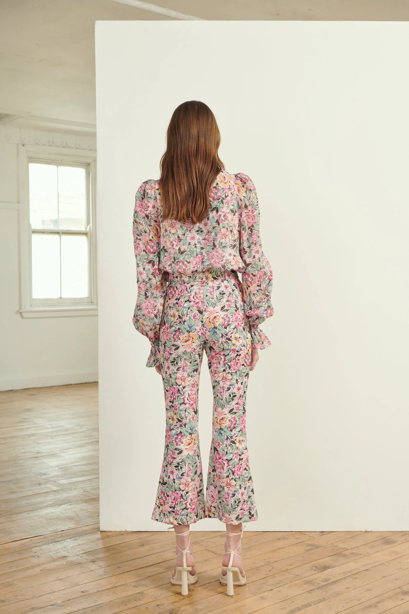 Charmante Flare Pants for Women - High Waisted Bell Bottom Trousers - Retro 70s Style Wide Leg Pants - Perfect for Casual Wear, Office & Night Out