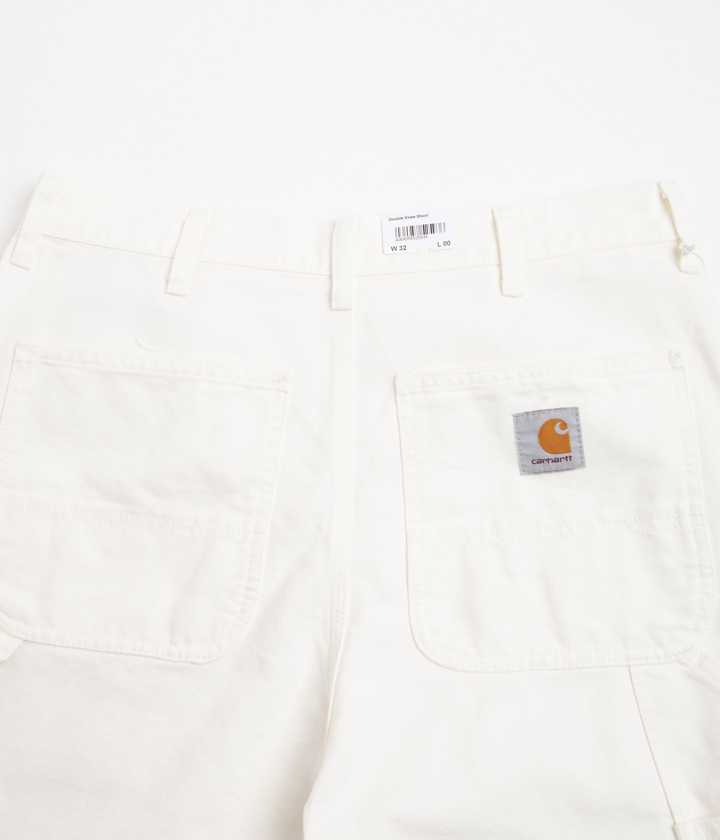Carhartt Double Knee Work Shorts with Wax Coating - Durable & Comfortable for Construction, Landscaping & Outdoor Work