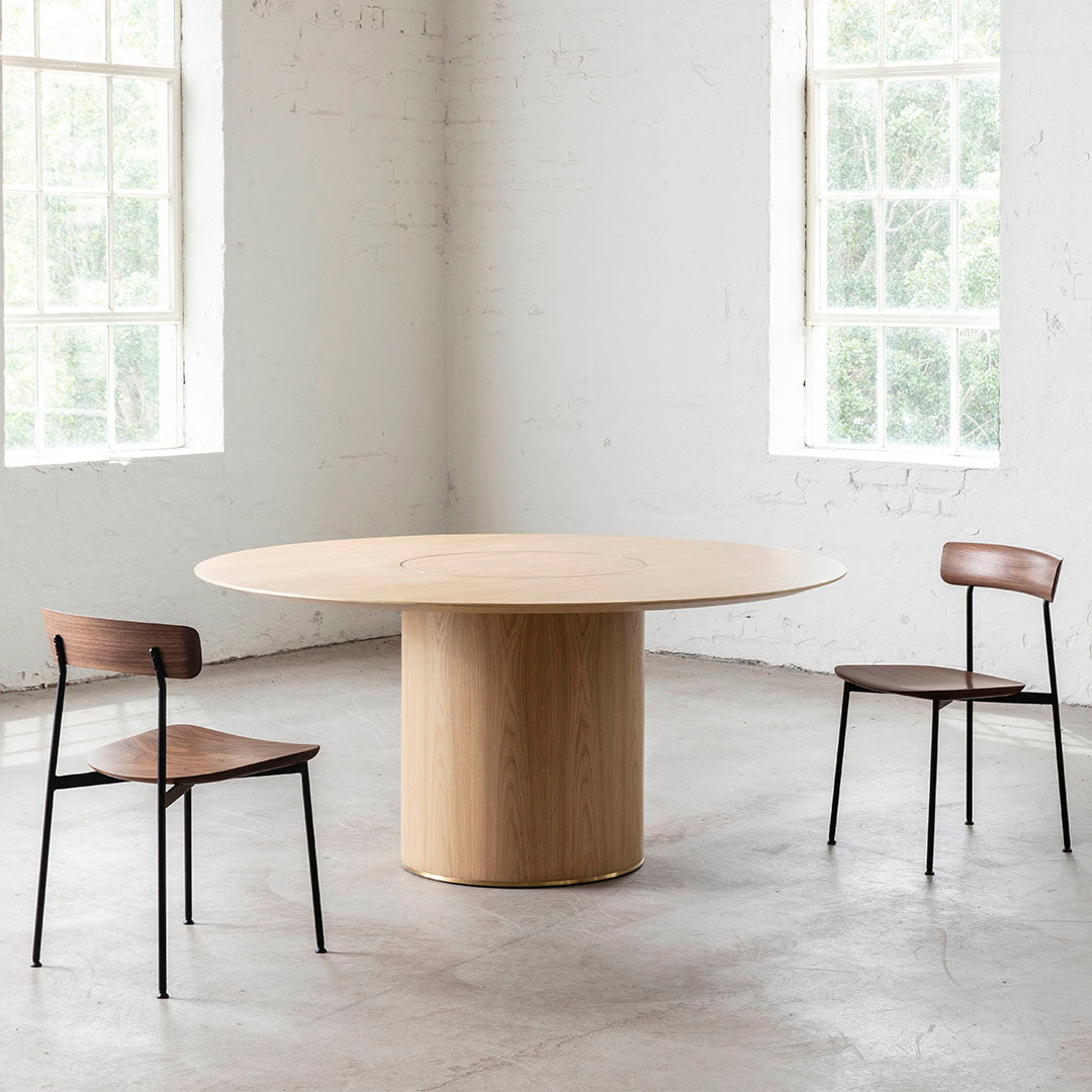 Crawford Modern Dining Table - 6 Seater Solid Wood Kitchen Table for Dining Room | Perfect for Family Gatherings & Dinner Parties