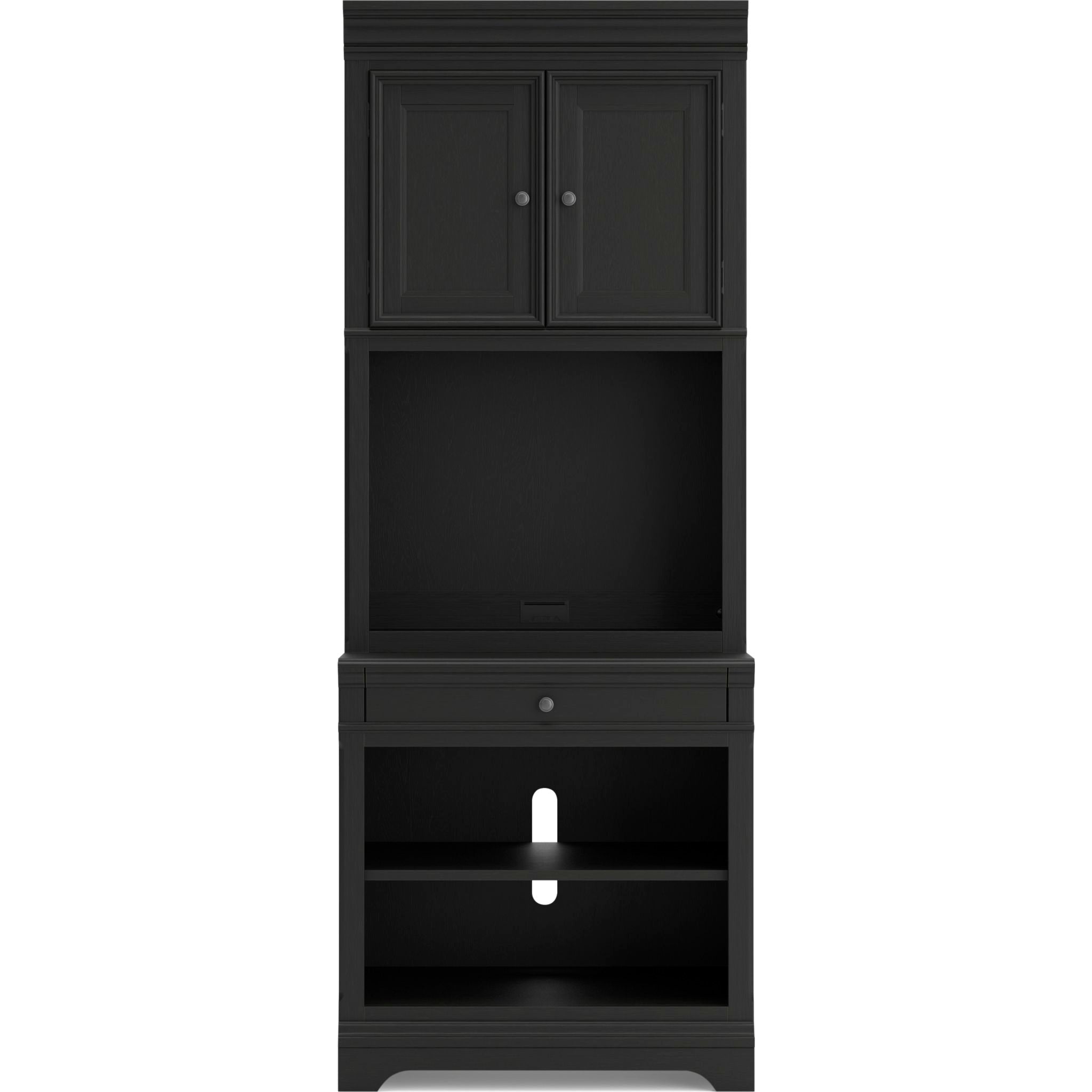 Beckincreek Black Bookcase - Modern Bookshelf for Home, Office & Library | Stylish Storage for Books, Decor & Essentials