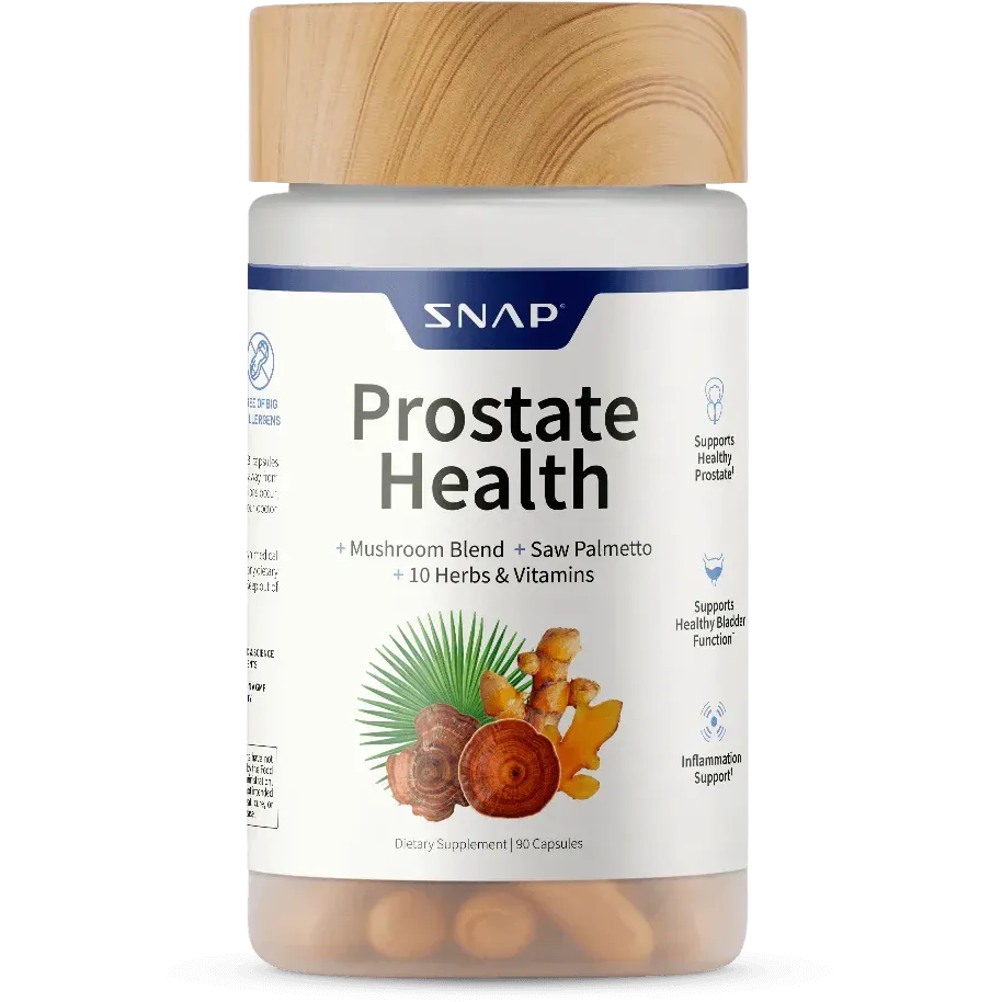 Premium SNAP Prostate Health Supplement for Men – Supports Urinary & Prostate Function – Ideal for Active Lifestyles & Aging Wellness