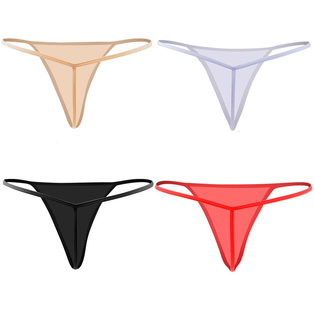 Closecret Cotton G-String Panties for Women - Soft, Lightweight & Breathable Thong Underwear Multi-Pack (T-Back & G-String) - Perfect for Everyday Wear, Yoga & Sensual Occasions