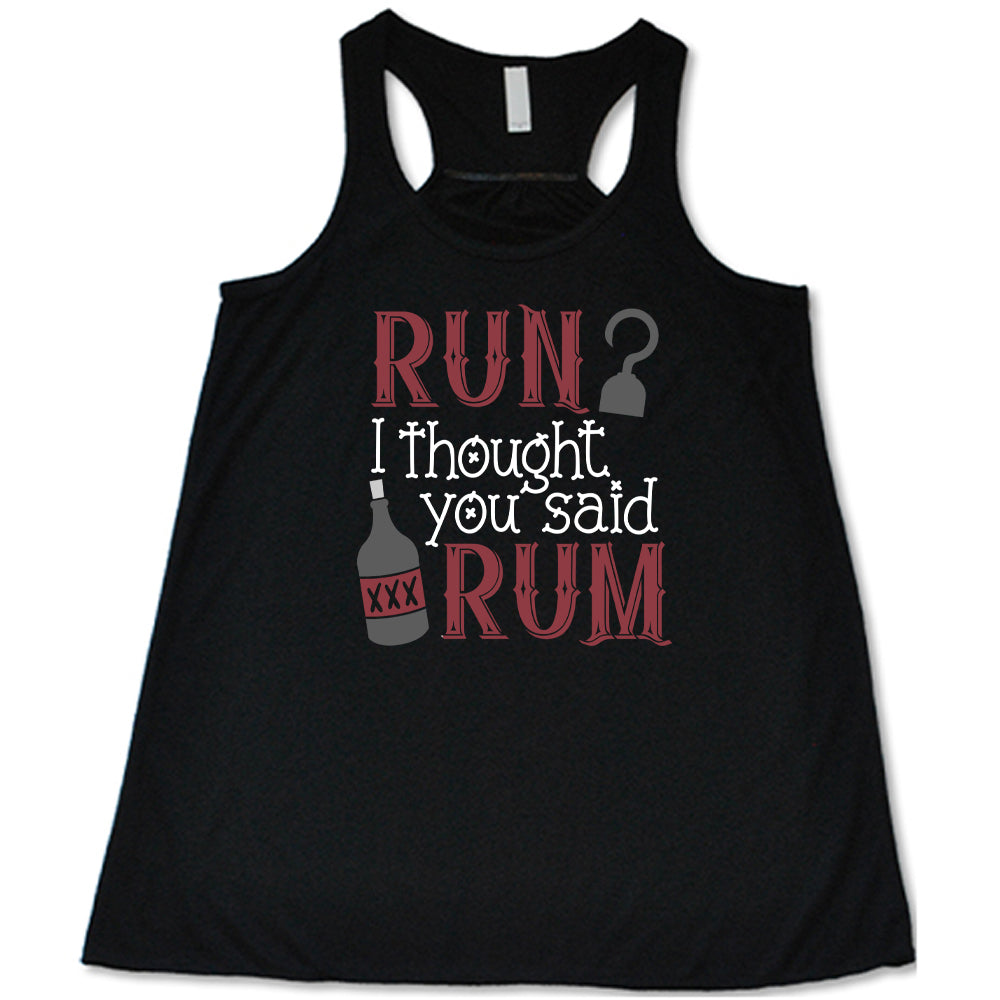Funny Running & Rum T-Shirt - Hilarious Marathon Joke Tee for Runners & Drink Lovers - Perfect for 5K Races, Gym Workouts & Pub Nights
