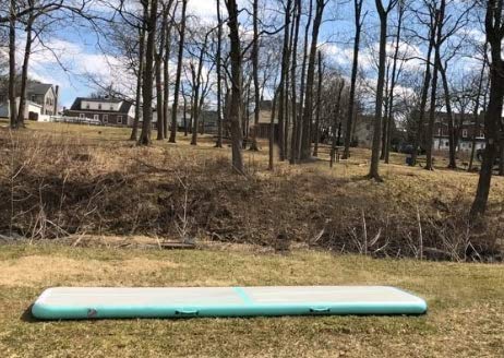 Inflatable Tumbling Air Track Mat - Non-Slip Gym Floor for Gymnastics, Cheerleading & Home Workouts - Perfect for Indoor Training, Kids Play & Fitness Exercises