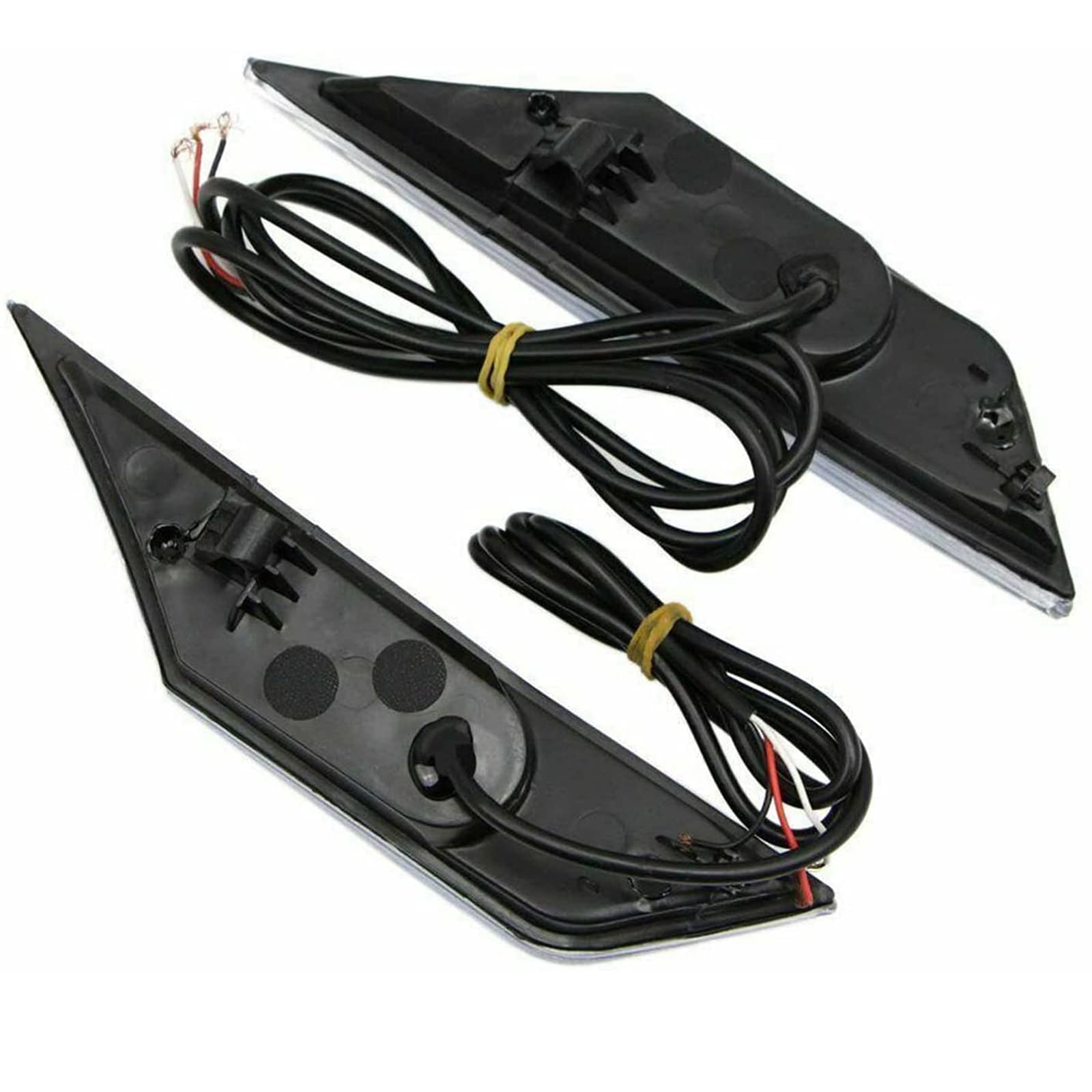 LED Black Side Marker Turn Signal Lights for 2016-2020 Honda Civic - Pair of Smoked LED Side Markers with Amber Turn Signals | Easy Installation, Durable & Waterproof | Perfect for Night Driving & Car Customization