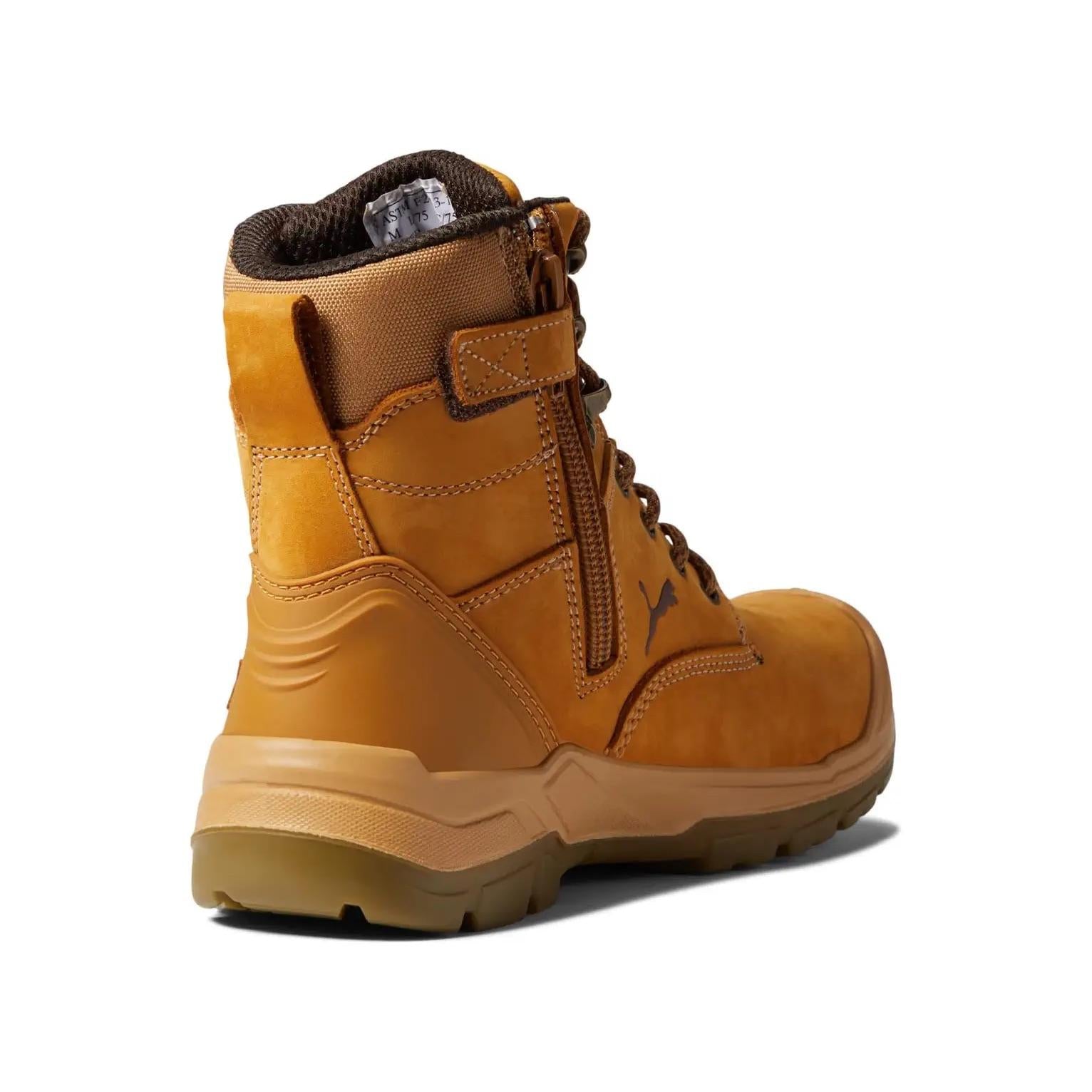 Conquest CTX Men's Waterproof Composite Toe Work Boots - Wheat - Durable Safety Shoes for Construction, Warehouse & Outdoor Work
