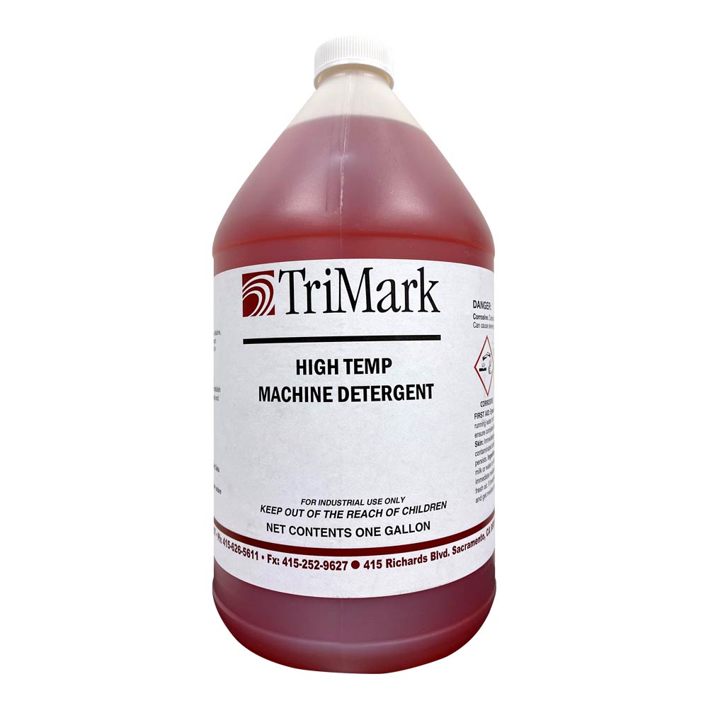 High-Temperature Dishwasher Detergent, 1 Gallon - Powerful Cleaning for Tough Grease & Stains | Ideal for Restaurants, Catering & Heavy-Duty Home Use