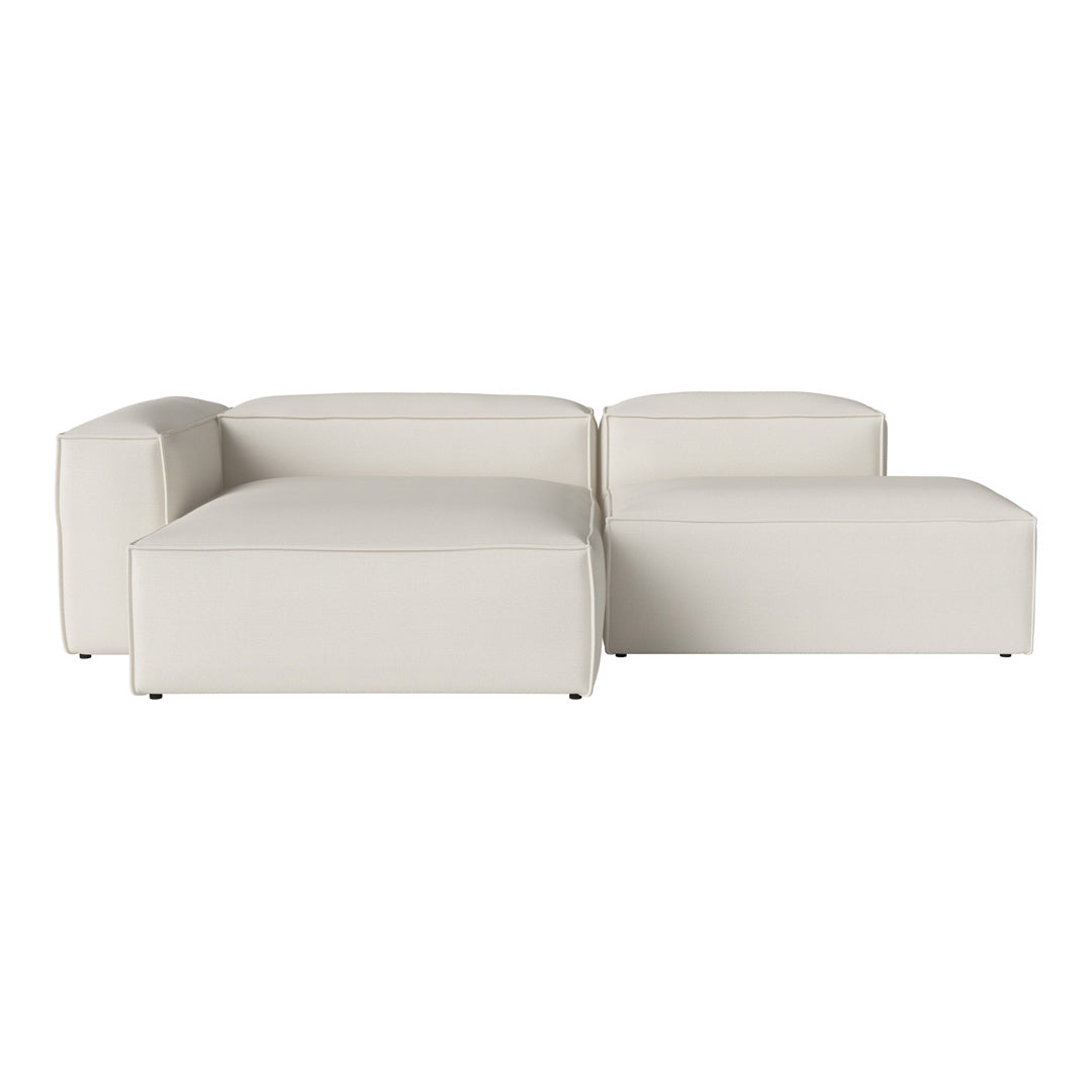 Cosima 2 Seater Sofa with Open End & Chaise - Modern Living Room Furniture for Small Spaces | Perfect for Apartments, Condos and Cozy Home Decor