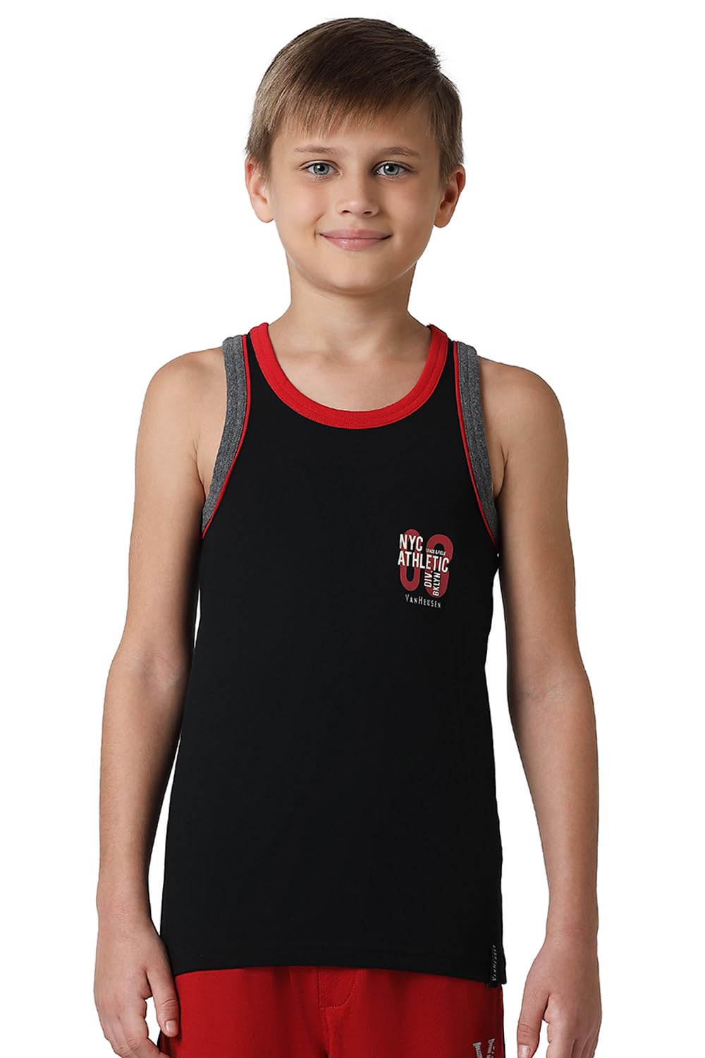 Van Heusen Boys' Formal Vest - Slim Fit Waistcoat for Weddings, School Events & Special Occasions