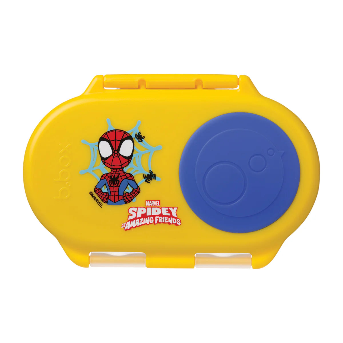b.box Snack Box - Marvel Spidey & His Amazing Friends | Reusable Kids Snack Container for School, Travel & On-the-Go | BPA-Free, Leak-Proof & Easy to Clean