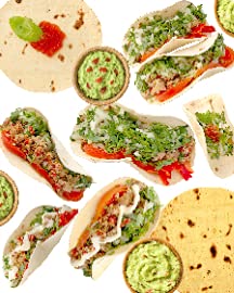 Burrito Tortilla Taco Realistic Funny Food
