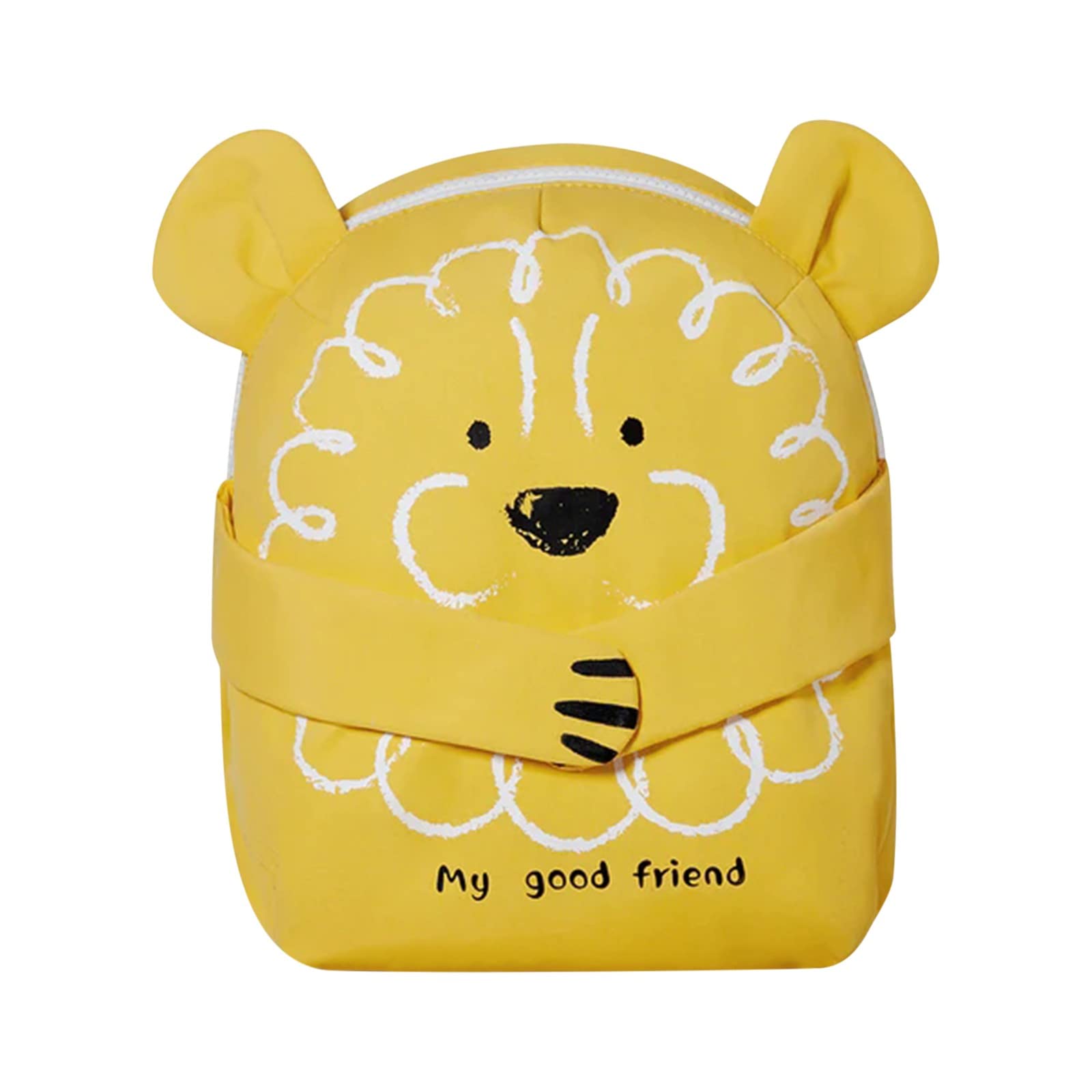 Cartoon Backpack for Kids - 3D Animal Waterproof School Bag (Yellow) | Lightweight & Durable for Outdoor Activities