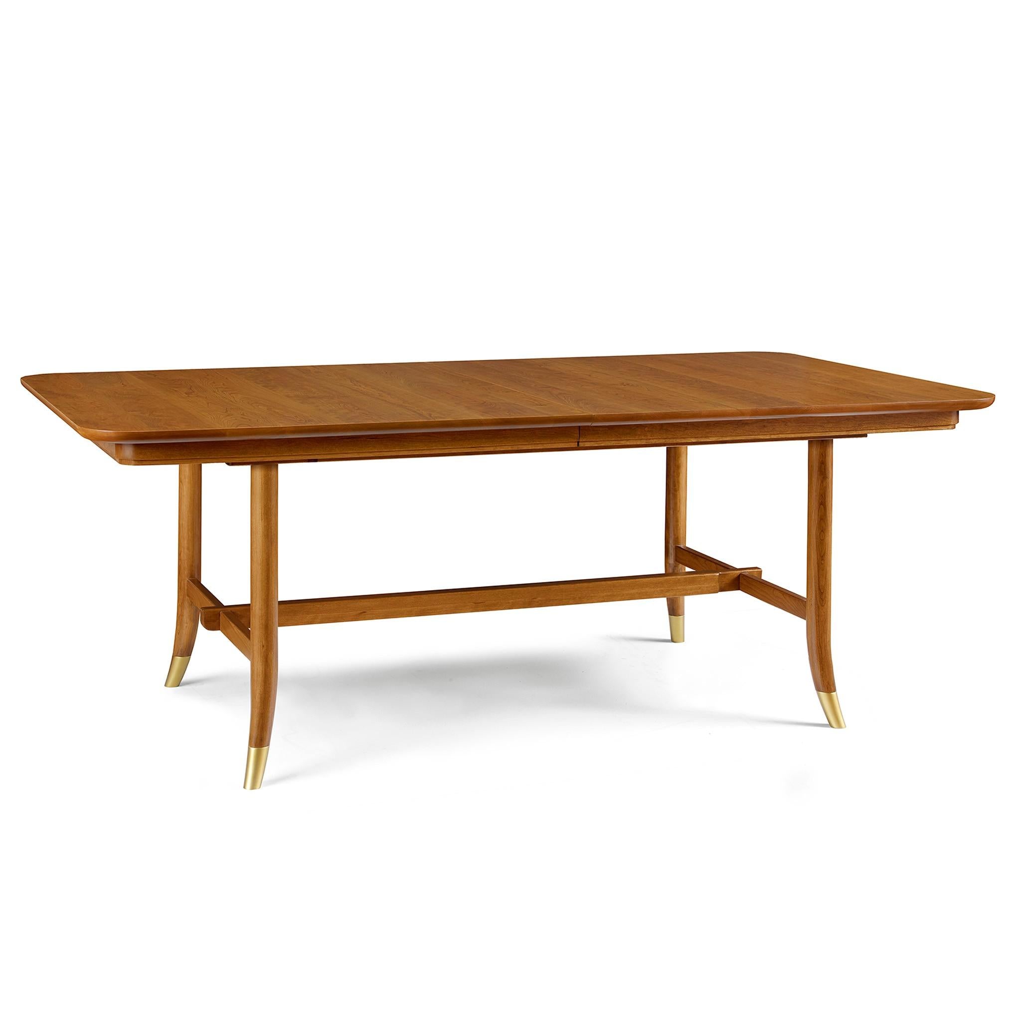 Martine Dining Table - Modern Wooden Kitchen Table for 6, Farmhouse Style Dining Room Furniture - Perfect for Family Gatherings & Dinner Parties