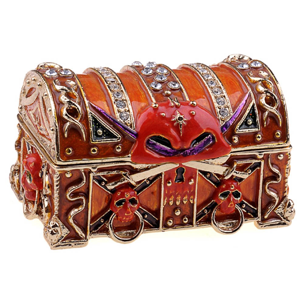 Magic Box Treasure Chest Jewelry Box - Necklace Holder & Trinket Organizer for Women, Collectible Gift for Her - Perfect for Jewelry Storage, Display & Home Decor