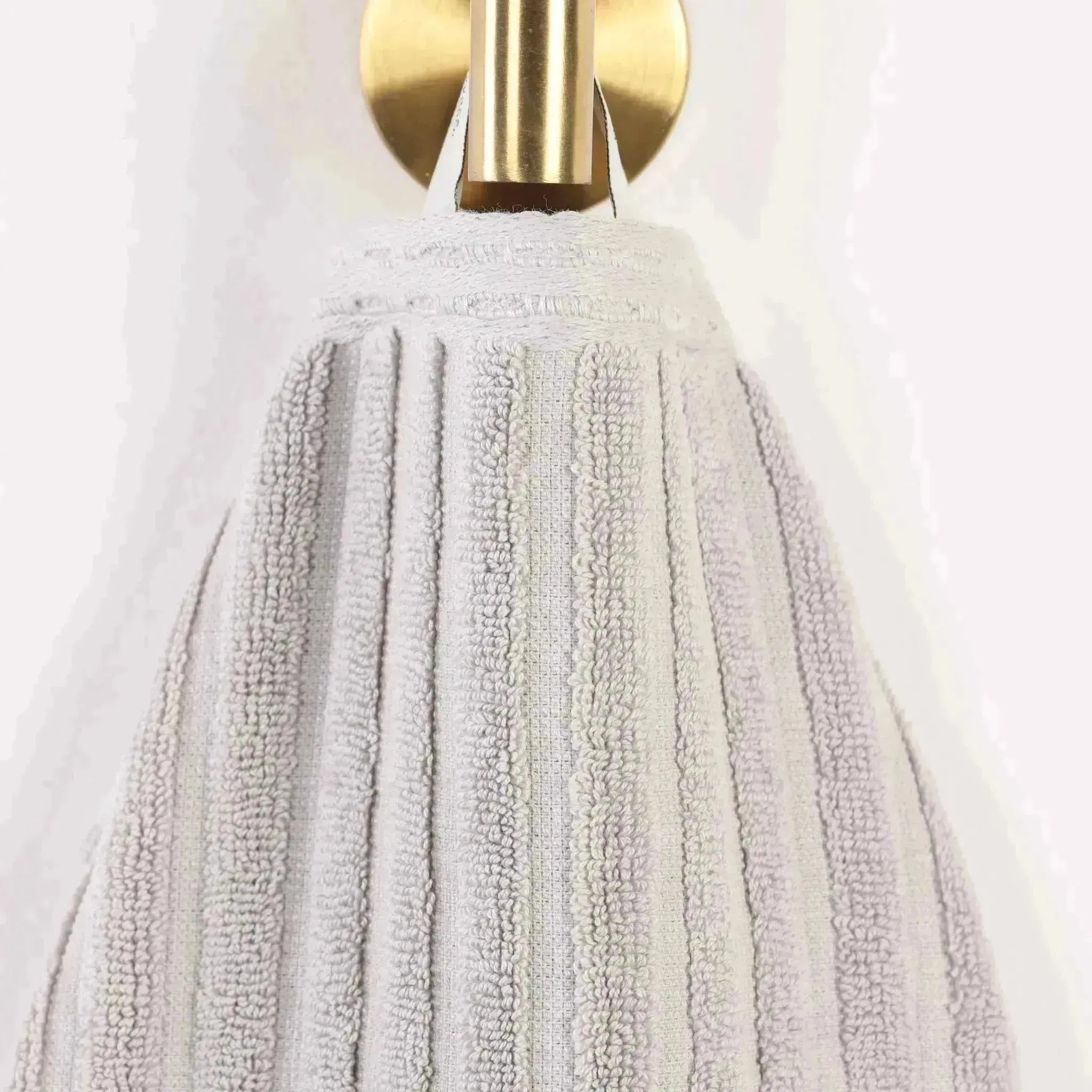 Premium Soho Ribbed Cotton Hand Towel Set - 4-Piece Ultra Absorbent Bath Towels for Kitchen, Bathroom & Gym - Soft & Quick-Drying