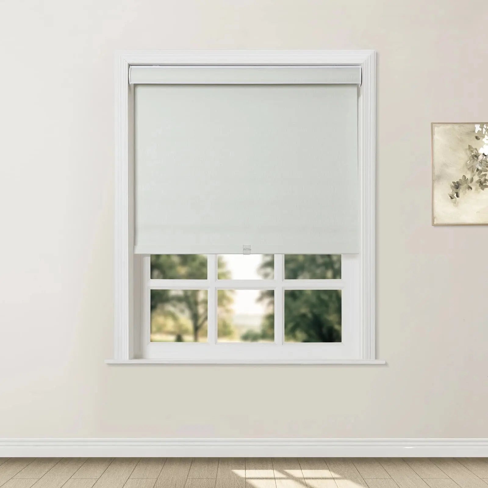 Blackout Cordless Roller Shades for Windows - Room Darkening Window Treatments for Bedroom, Nursery & Home Theater - Premium Fabric by Alvin Boutique