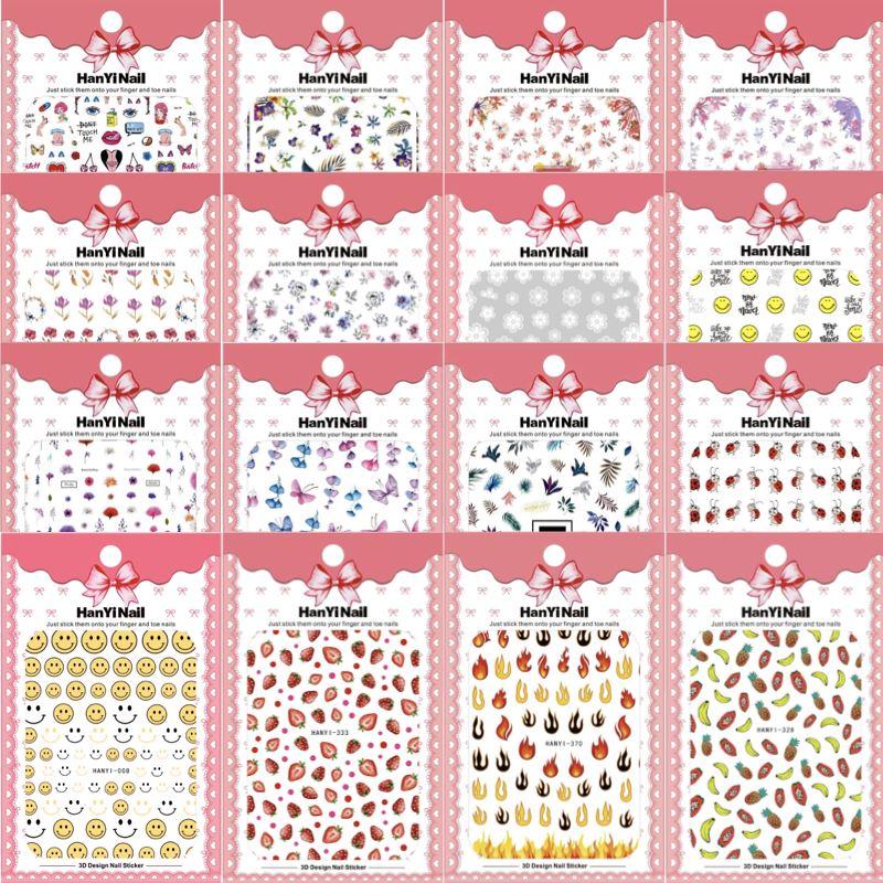 HANYI Nail Art Stickers - Premium DIY Nail Decals for Women | Waterproof & Long Lasting | Perfect for Parties, Weddings, and Everyday Nail Designs