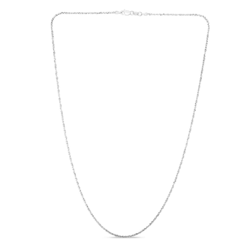 14K Gold 1.5mm Sparkle Chain Necklace for Women - Dainty Delicate Layering Jewelry - Perfect for Everyday Wear, Gifts & Special Occasions