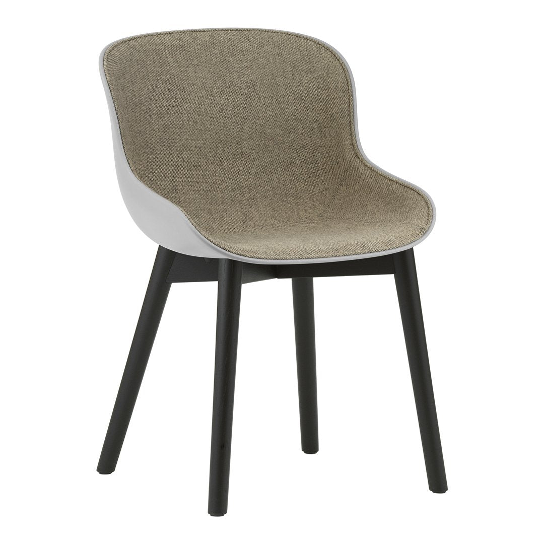 Hyg Side Chair with Wood Base and Front Upholstery - Modern Dining Room & Office Accent Chair for Home Decor