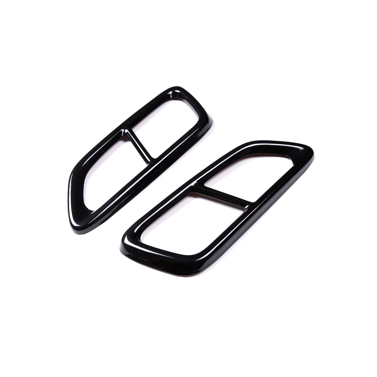 Stainless Steel Exhaust Tail Pipe Tips for Honda Accord 2014-2017 - 4 Outlet Chrome Black Muffler Tips - Upgrade Your Car's Style & Performance