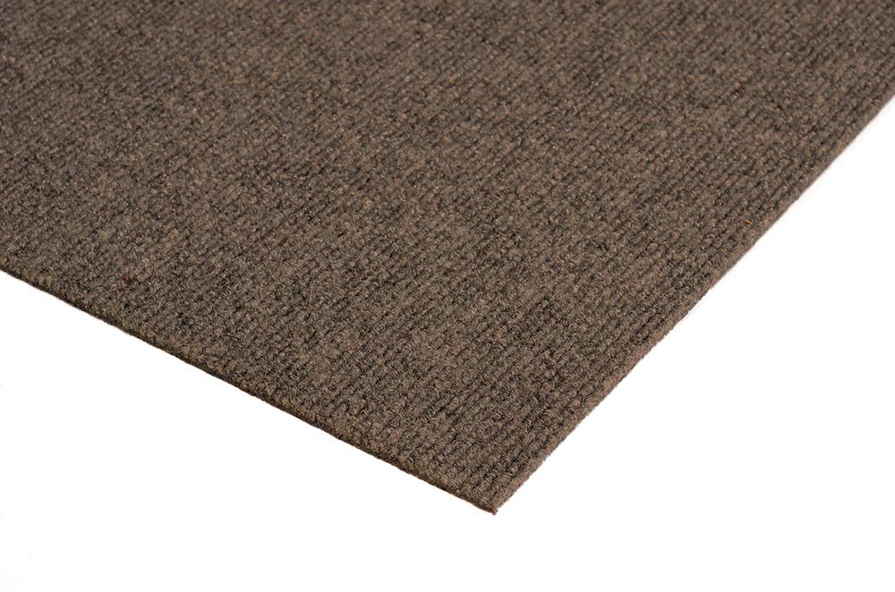 Premium Indoor/Outdoor Recycled PET Fiber Rug - Eco-Friendly 4'x6' Espresso Area Rug & Runner Made from 100% Recycled Plastic Bottles - Perfect for Patio, Deck, Picnic, Gazebo, Porch & Backyard Decor