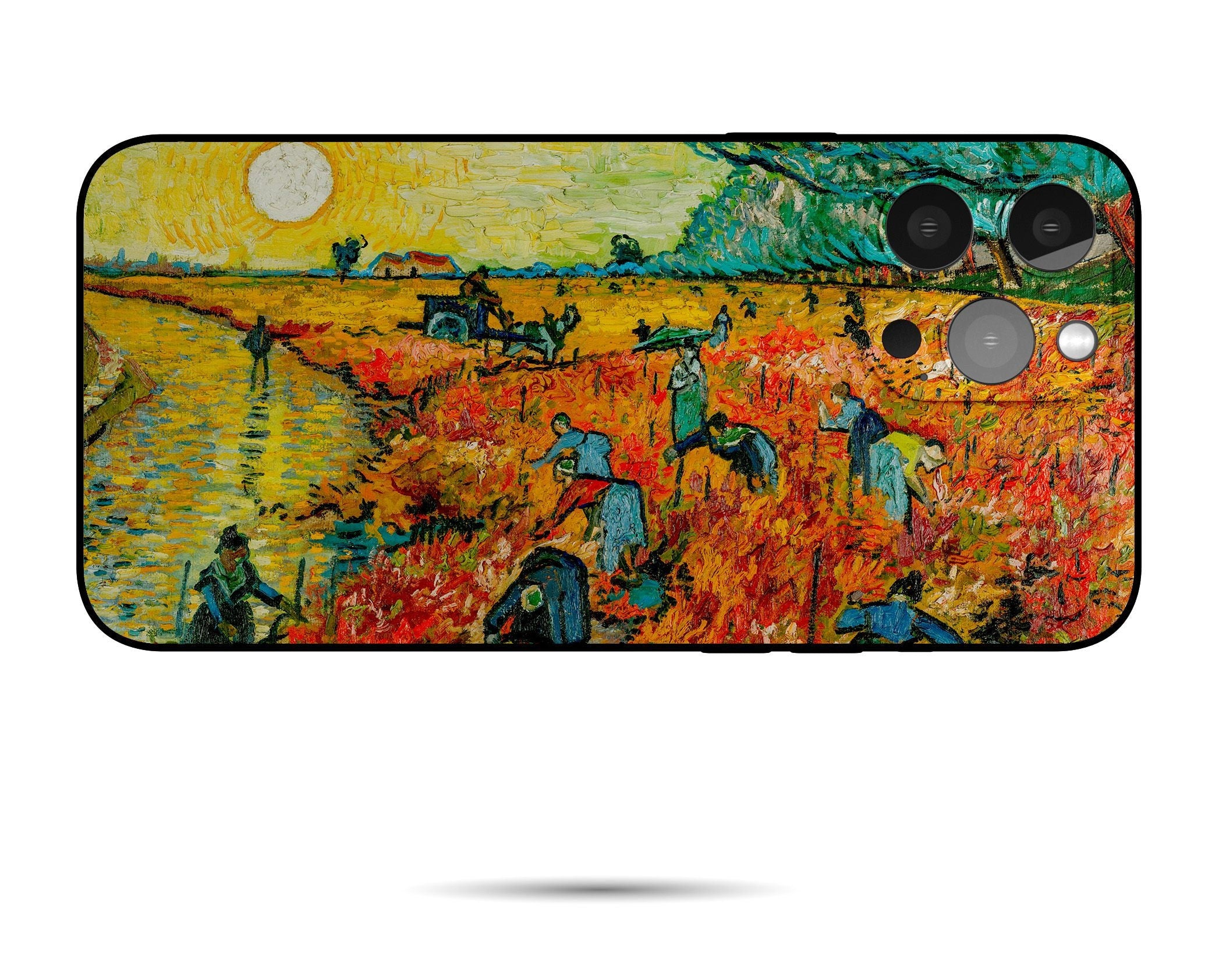 Van Gogh Starry Night iPhone 14/14 Plus/7 Plus/8 Plus Case - Artistic Designer Phone Cover with Famous Painting - Perfect Birthday Gift for Art Lovers & Van Gogh Fans - Great for Daily Use, Travel & Office
